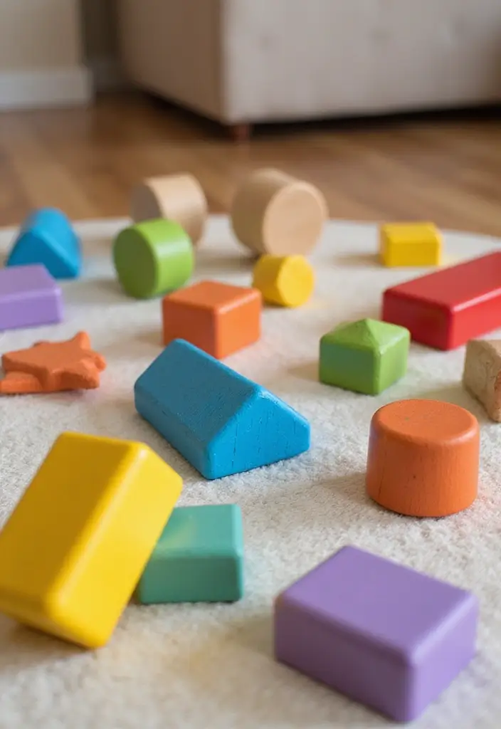 25 Wood Craft Ideas That Transform Simple Wood Into Art - 10. Wooden Toy Blocks