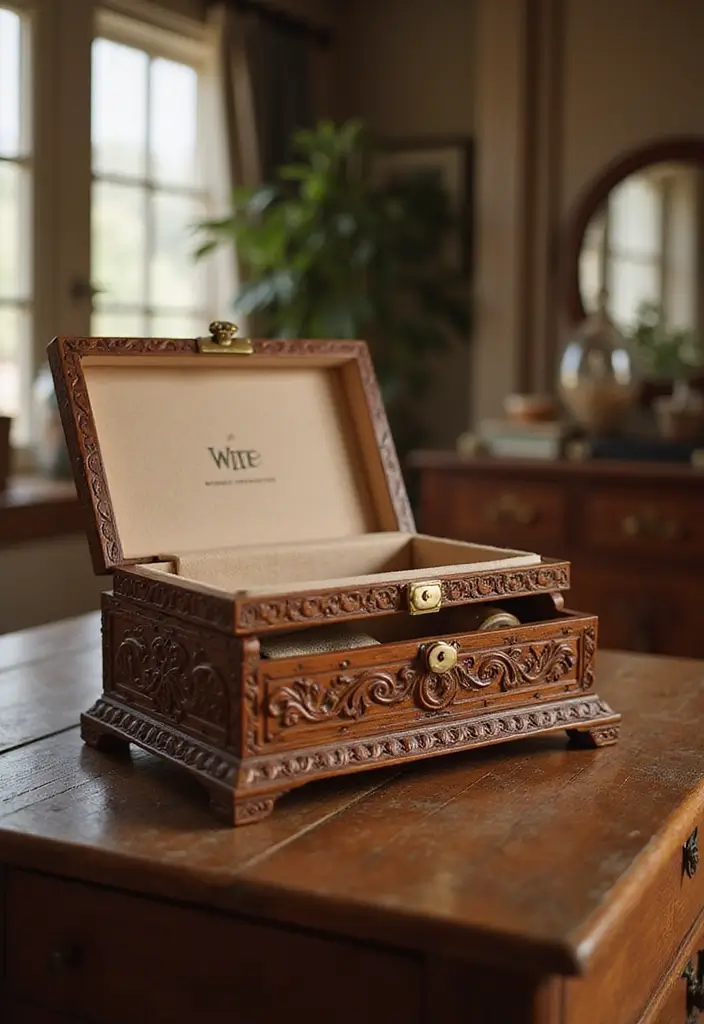 25 Wood Craft Ideas That Transform Simple Wood Into Art - 11. Wooden Jewelry Box