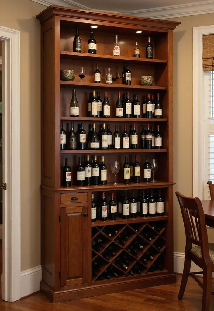 25 Wood Craft Ideas That Transform Simple Wood Into Art - 16. Wooden Wine Racks
