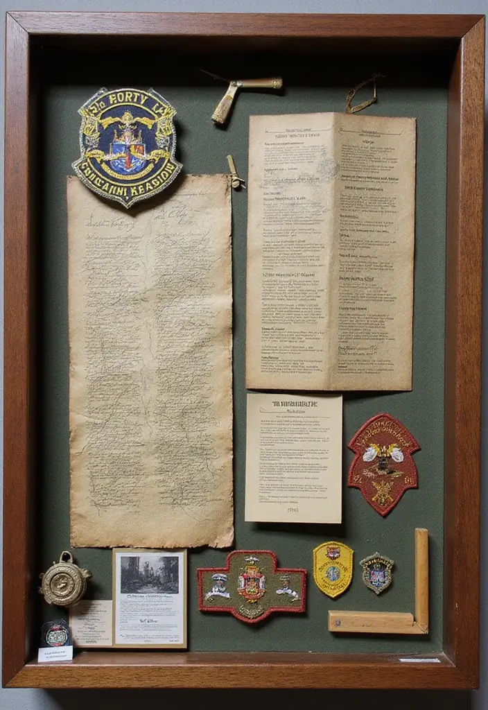 26 Army Shadow Box Ideas That Honor Service and Memories - 20. Shadow Box for Special Missions