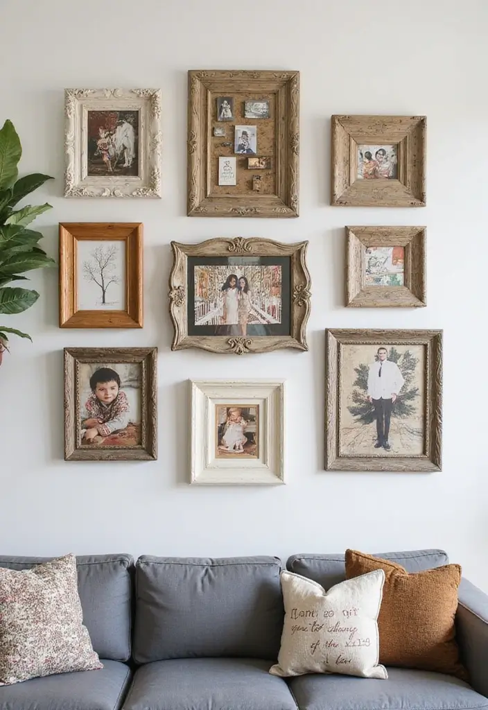 26 Art And Craft Decoration Ideas That Make DIY Projects Fun and Beautiful - 12. Upcycled Frame Art
