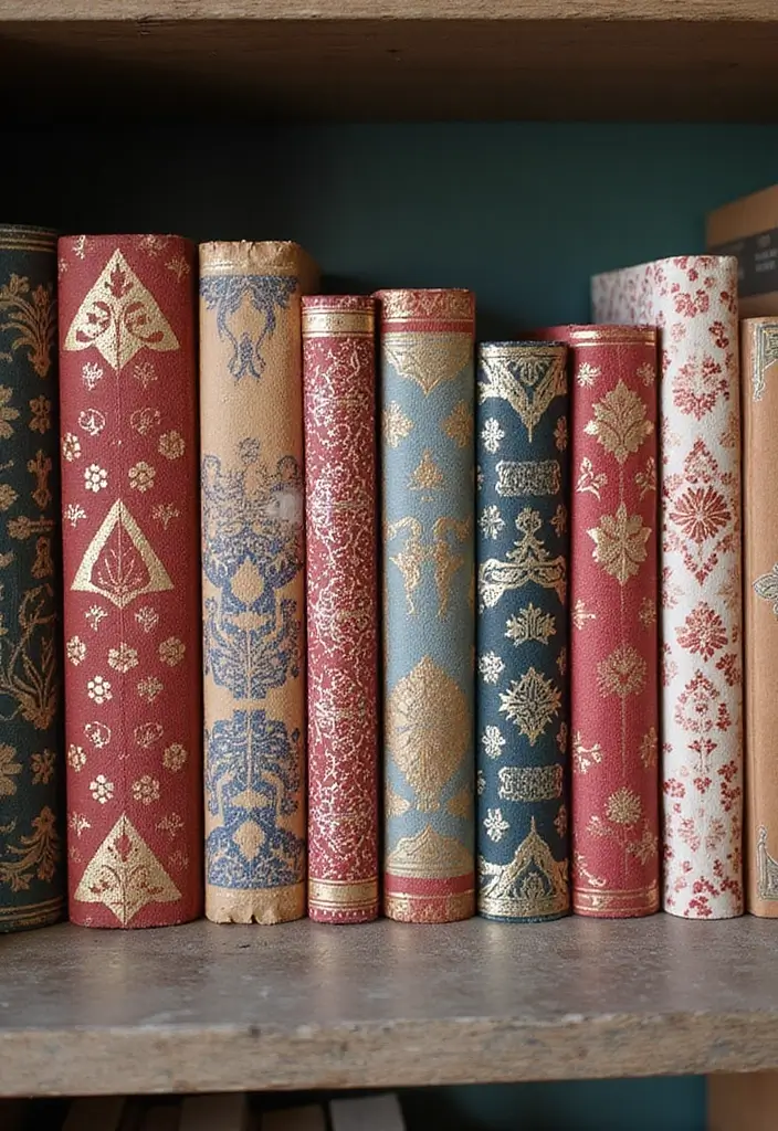 26 Art And Craft Decoration Ideas That Make DIY Projects Fun and Beautiful - 15. Fabric Covered Books