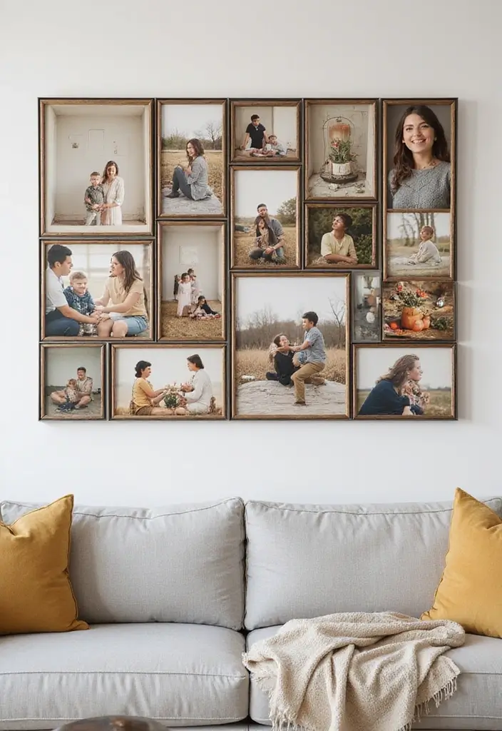 26 Art And Craft Decoration Ideas That Make DIY Projects Fun and Beautiful - 22. Custom Photo Collage