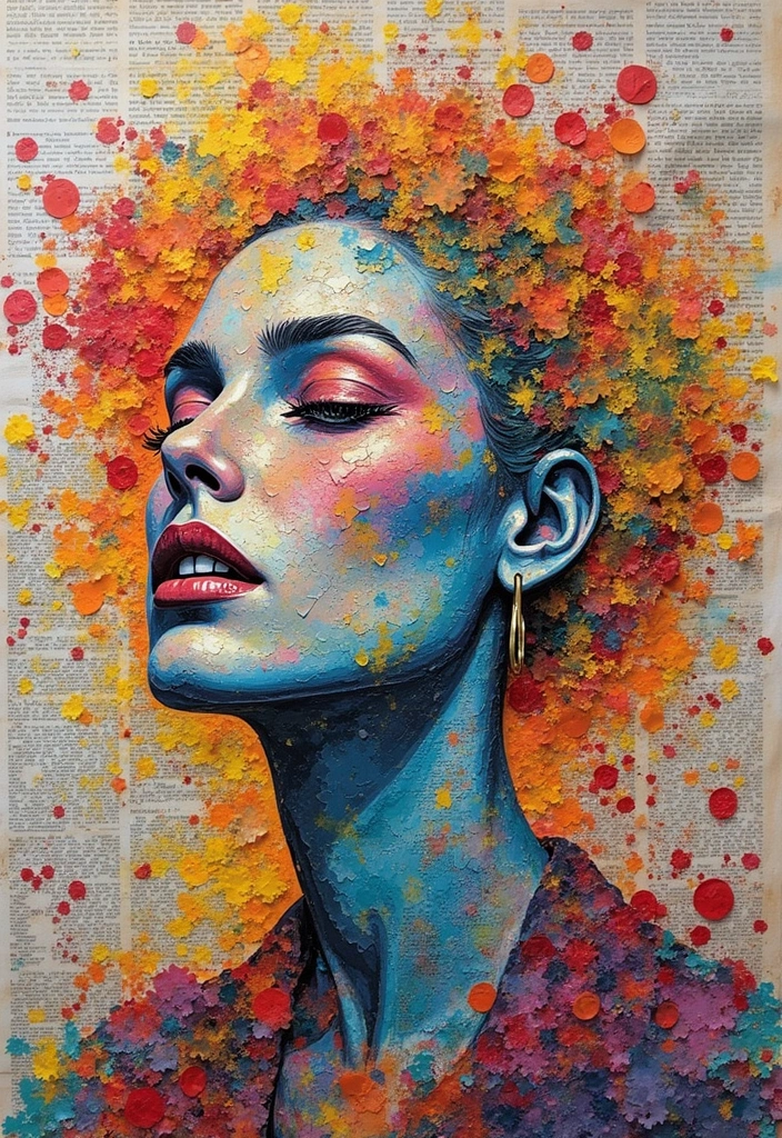 26 Art And Craft Decoration Ideas That Make DIY Projects Fun and Beautiful - 25. Recycled Newspaper Wall Art