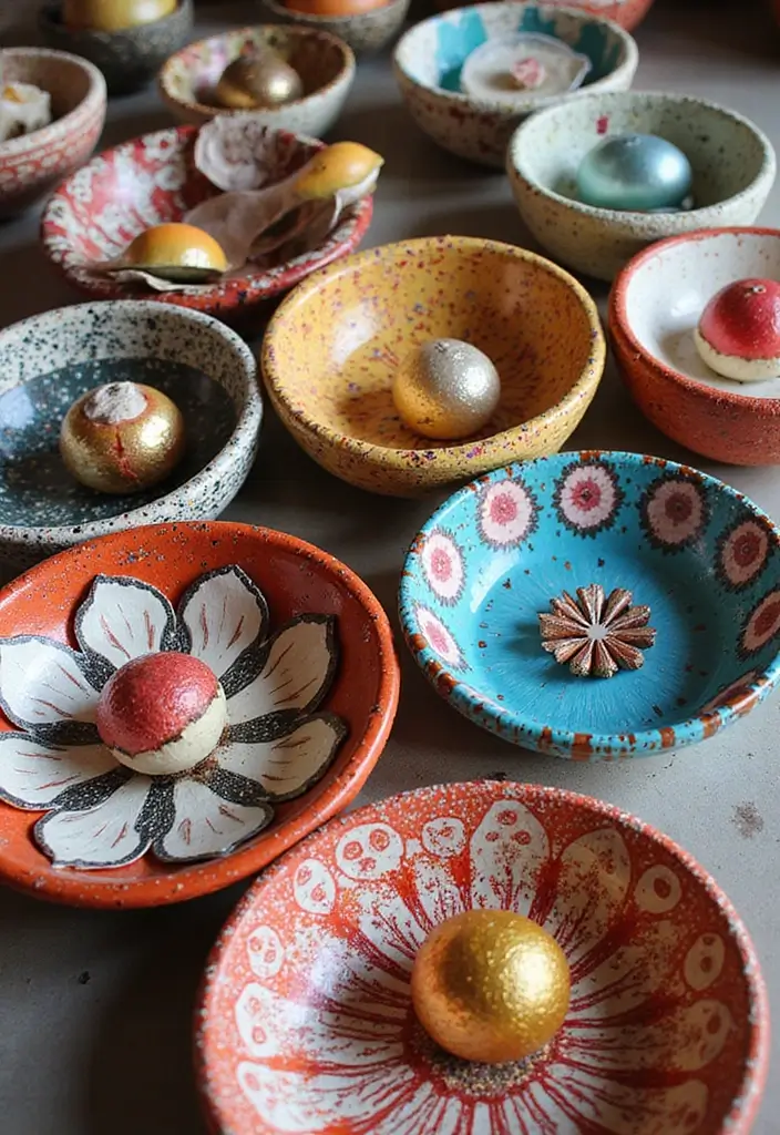 26 Art And Craft Decoration Ideas That Make DIY Projects Fun and Beautiful - 3. Handmade Paper Mache Bowls