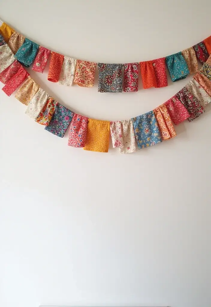 26 Art And Craft Ideas That Inspire Creativity For Everyone - 23. Handmade Fabric Garland