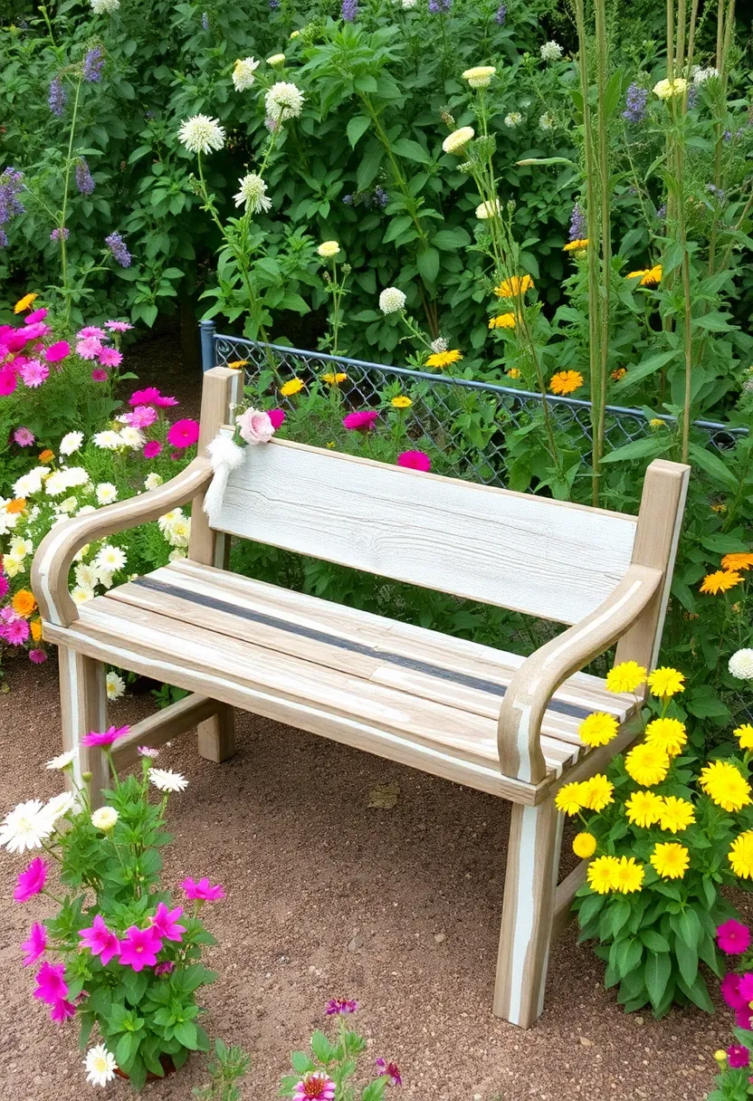 26 Art And Craft Ideas That Inspire Creativity For Everyone - 26. Upcycled Garden Bench