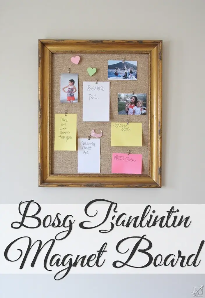 26 Art And Craft Ideas That Inspire Creativity For Everyone - 5. Picture Frame Magnet Boards