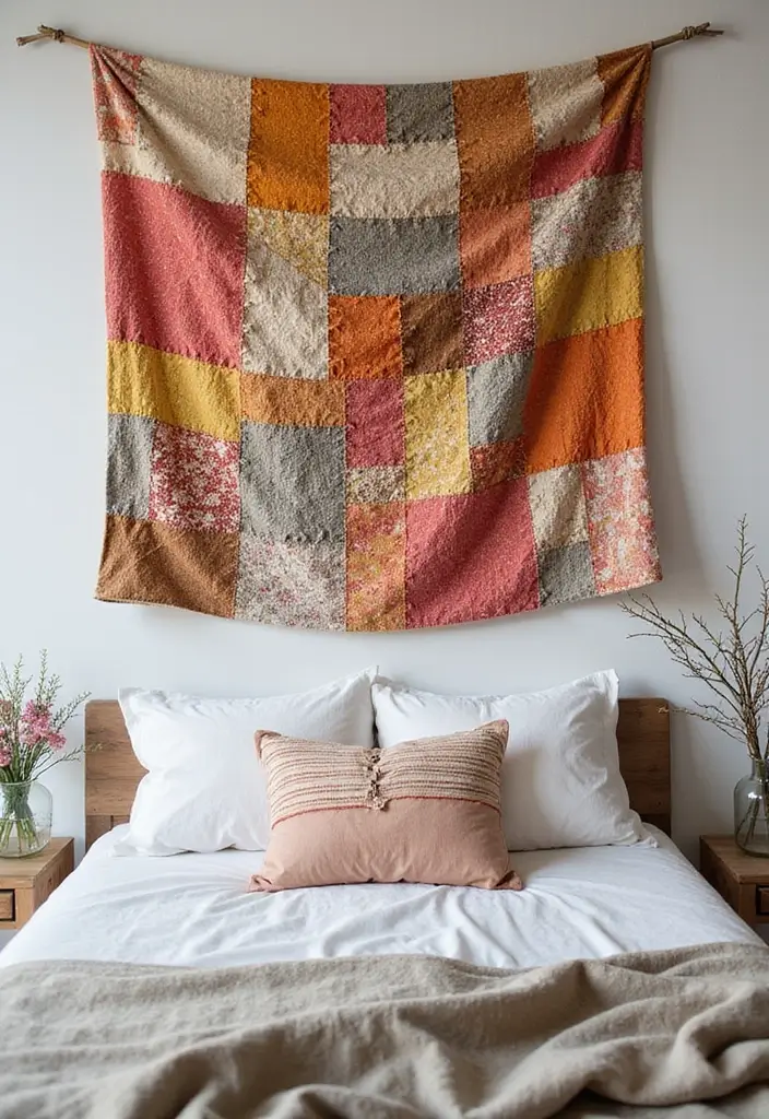 26 Art And Craft Ideas That Inspire Creativity For Everyone - 7. Fabric Scrap Wall Hangings