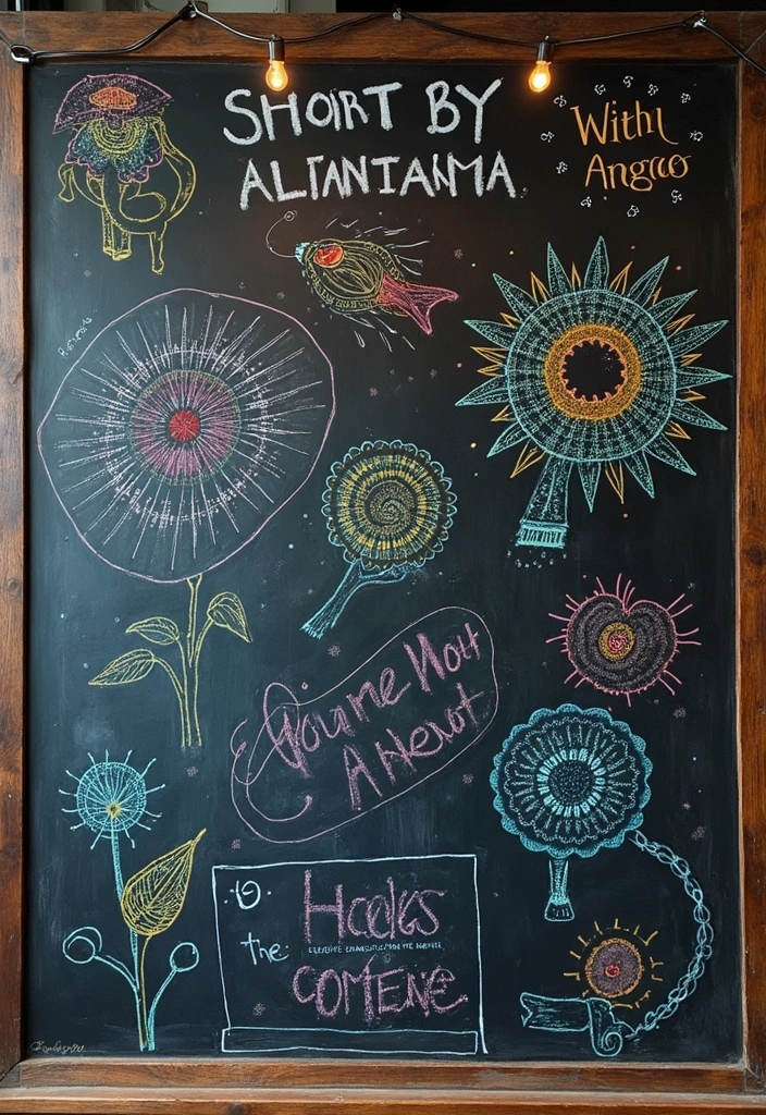 26 Blackboard Decoration Ideas That Make Teaching Stylish and Interactive - 20. Reflection Zone