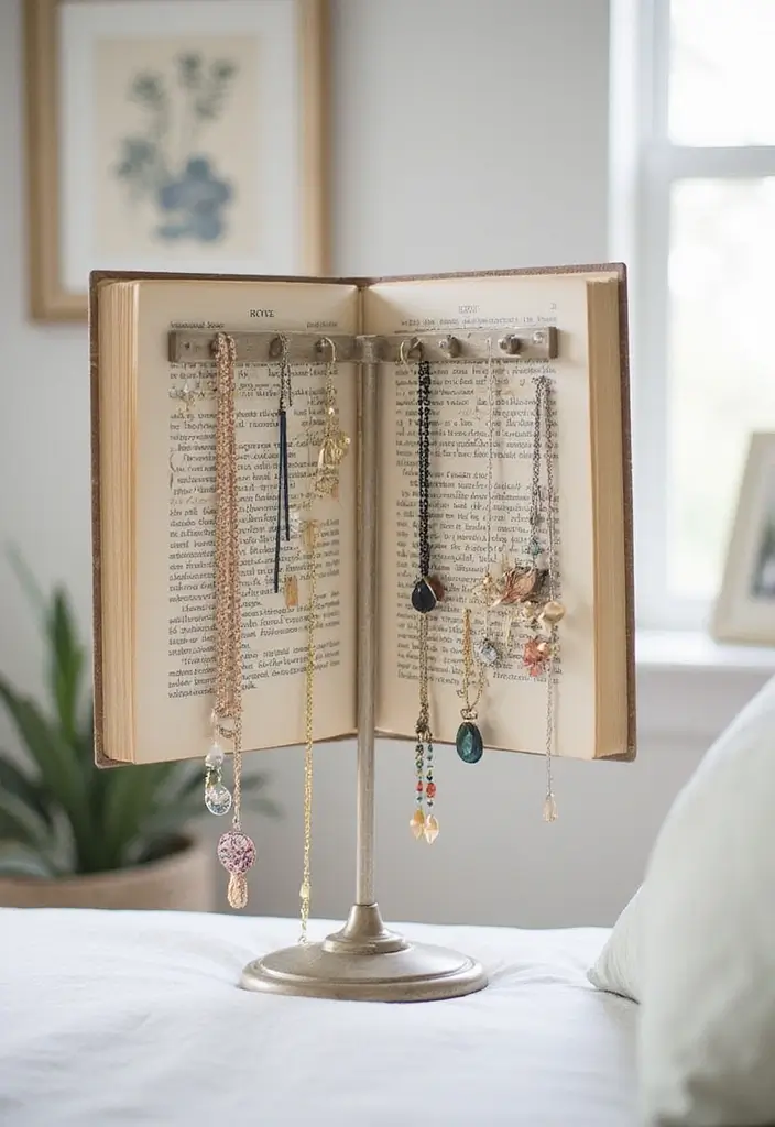 26 Book Box Ideas That Turn Books Into Creative Storage - 14. Book-inspired Jewelry Holder