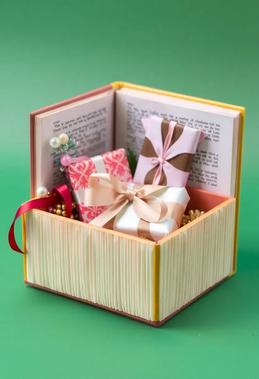 26 Book Box Ideas That Turn Books Into Creative Storage - 16. Gift Box from a Book
