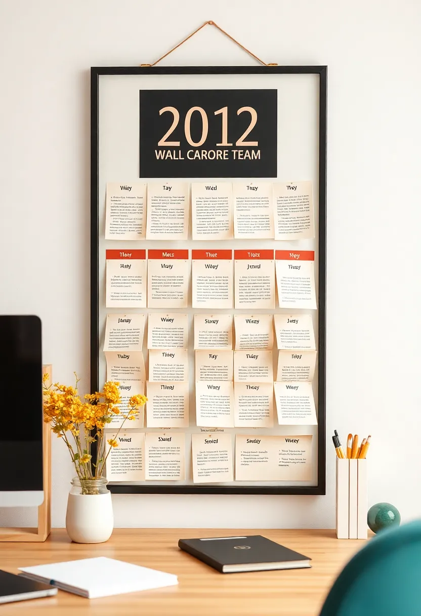 26 Book Box Ideas That Turn Books Into Creative Storage - 26. Book Page Wall Calendar