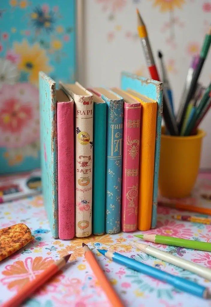 26 Book Box Ideas That Turn Books Into Creative Storage - 9. Craft Supplies Organizer