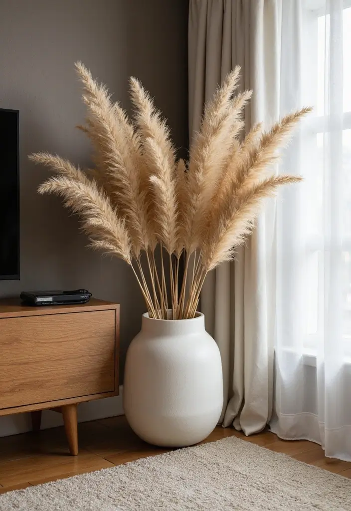 26 Box Ideas That Inspire Creative DIY Projects for Any Occasion 16. Pampas Grass Box Vases