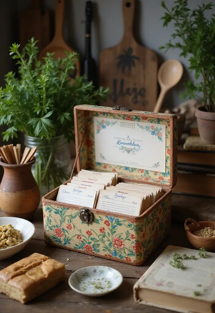 26 Box Journal Ideas That Store Memories and Keep Notes Organized 1. Family Recipe Box Journal