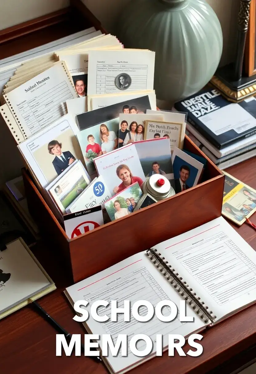 26 Box Journal Ideas That Store Memories and Keep Notes Organized 12. School Memories Box Journal