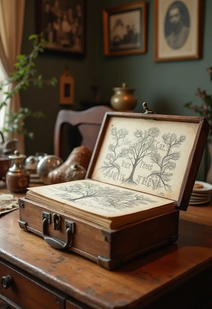 26 Box Journal Ideas That Store Memories and Keep Notes Organized 13. Family Heritage Box Journal