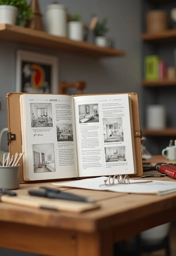 26 Box Journal Ideas That Store Memories and Keep Notes Organized 14. Home Improvement Journal Box