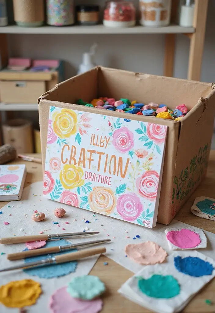 26 Box Journal Ideas That Store Memories and Keep Notes Organized 15. DIY Craft Box Journal