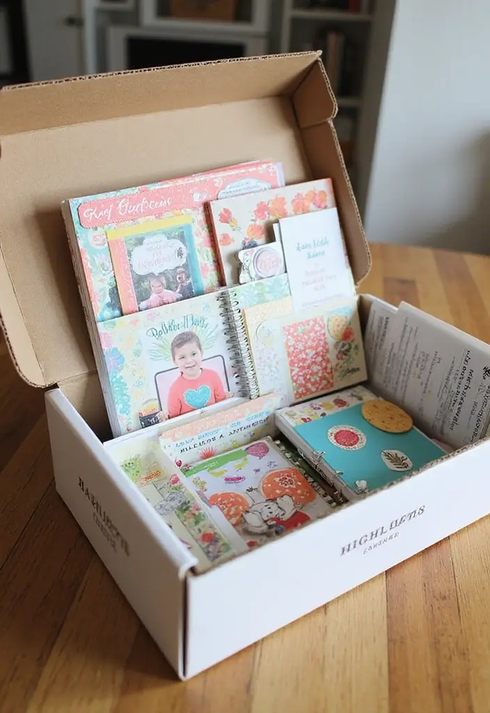 26 Box Journal Ideas That Store Memories and Keep Notes Organized 17. Monthly Highlights Journal Box