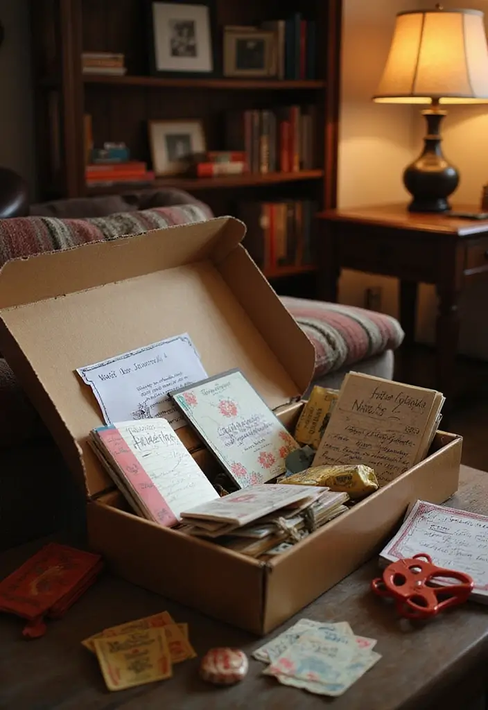 26 Box Journal Ideas That Store Memories and Keep Notes Organized 18. Movie TV Show Journal Box