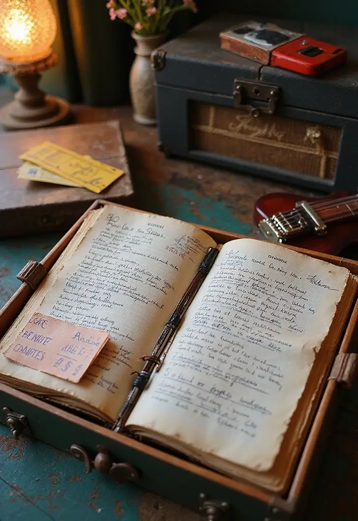 26 Box Journal Ideas That Store Memories and Keep Notes Organized 19. Music Memories Box Journal