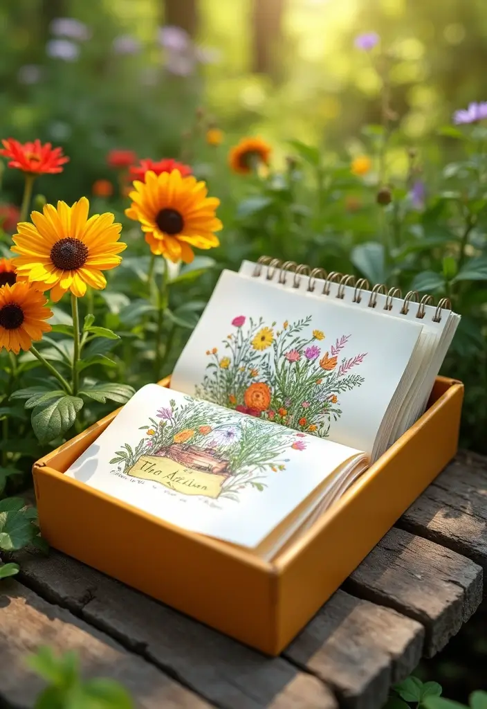 26 Box Journal Ideas That Store Memories and Keep Notes Organized 23. Gardening Journal Box