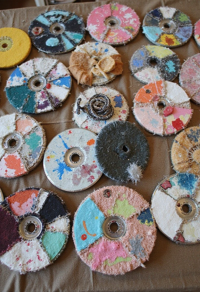 26 CD Decoration Ideas That Turn Old Discs Into Creative Decor - 3. Decorative Coasters