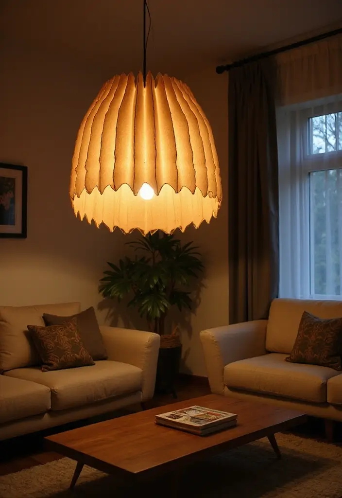 26 Cardboard Box Decoration Ideas That Transform Storage Into Fun Decor - 9. Cardboard Lampshades