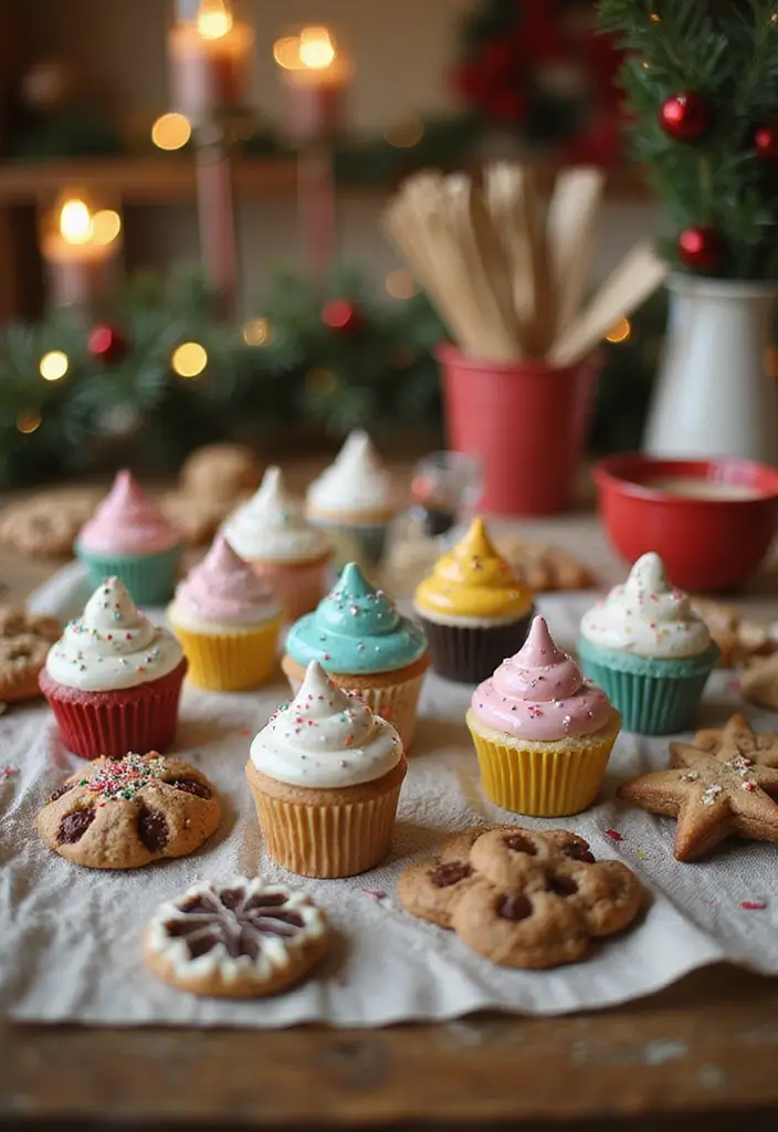 26 Christmas Pottery Painting Ideas That Bring Holiday Cheer to Your Home - 18. Holiday Baking Theme