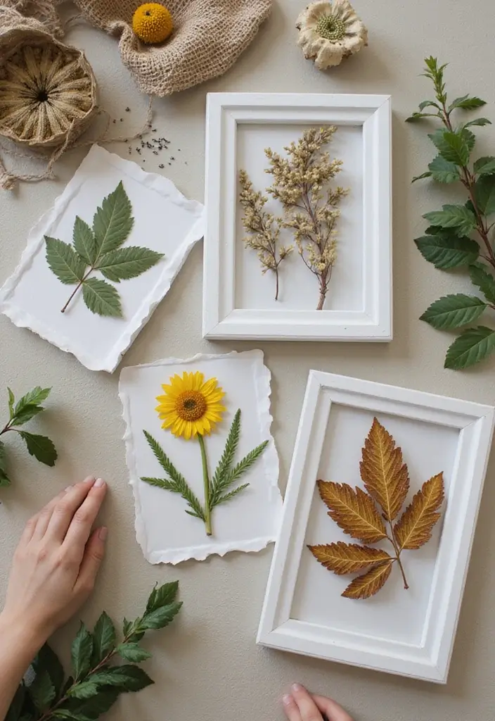 26 Couple Craft Ideas That Inspire Fun Creative Dates - 11. Nature-Inspired Wall Decor