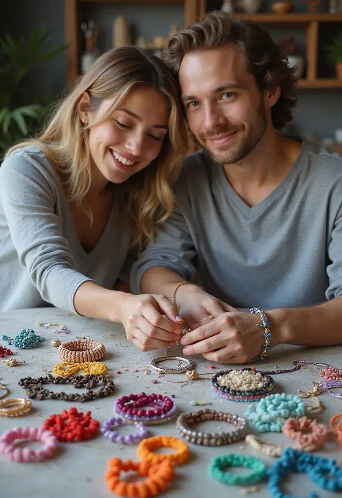 26 Couple Craft Ideas That Inspire Fun Creative Dates - 18. Handmade Jewelry