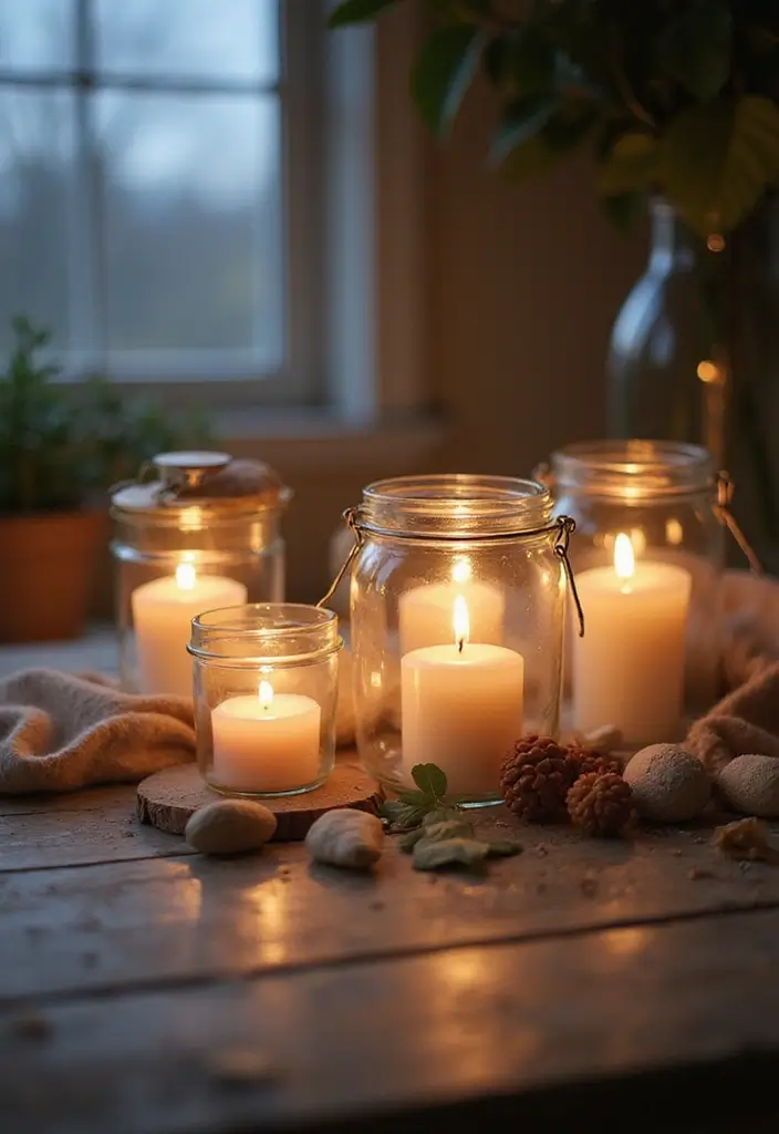 26 Craft Ideas Adults Will Love For Relaxation and Creativity 71 26 Craft Ideas Adults Will Love For Relaxation and Creativity - 13. Glass Jar Candle Holders