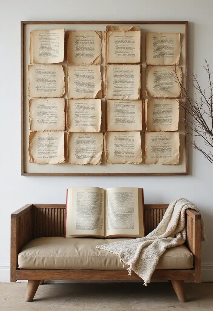 26 Craft Ideas Adults Will Love For Relaxation and Creativity 123 26 Craft Ideas Adults Will Love For Relaxation and Creativity - 21. Book Page Wall Art