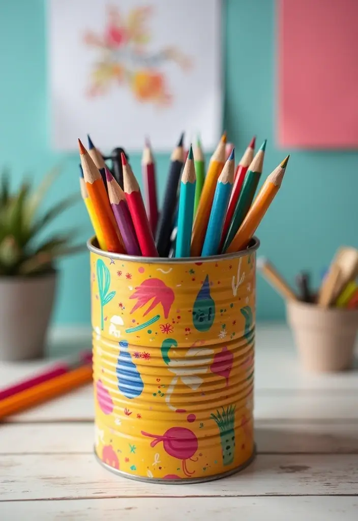 26 Craft Ideas Adults Will Love For Relaxation and Creativity 158 26 Craft Ideas Adults Will Love For Relaxation and Creativity - 26. Upcycled Pencil Holder