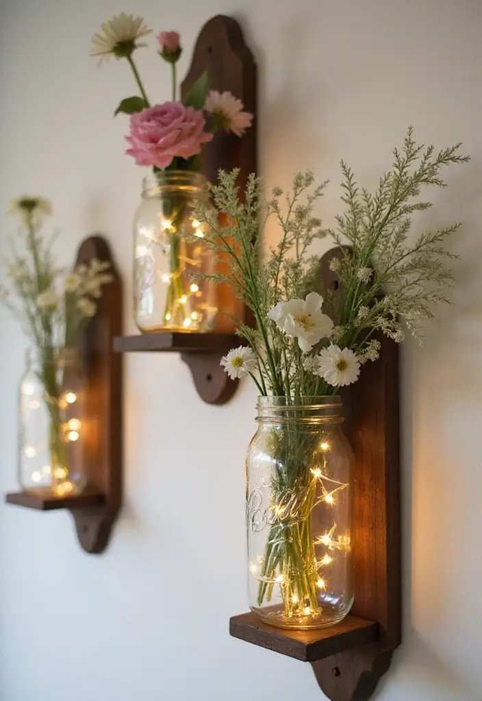 26 Craft Ideas Adults Will Love For Relaxation and Creativity 9 26 Craft Ideas Adults Will Love For Relaxation and Creativity - 3. Mason Jar Sconces