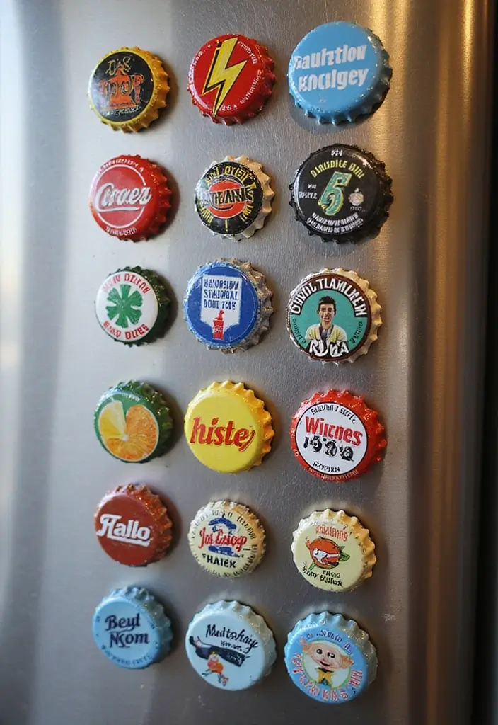 26 Craft Ideas Adults Will Love For Relaxation and Creativity 23 26 Craft Ideas Adults Will Love For Relaxation and Creativity - 5. Bottle Cap Magnets