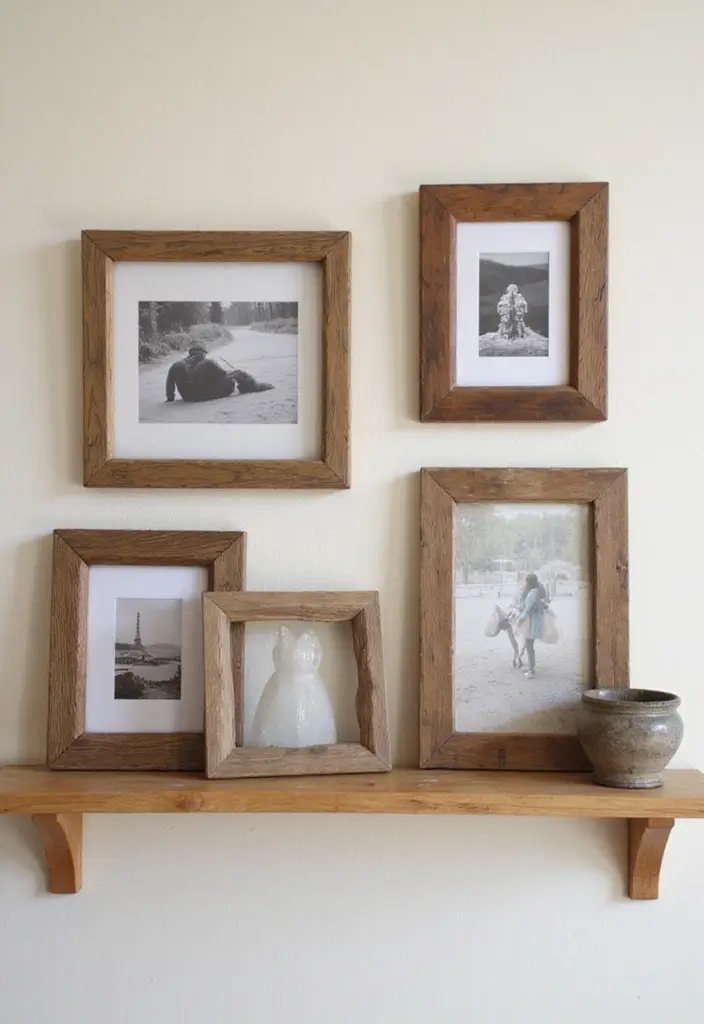 26 Craft Ideas Adults Will Love For Relaxation and Creativity 35 26 Craft Ideas Adults Will Love For Relaxation and Creativity - 7. Rustic Picture Frames
