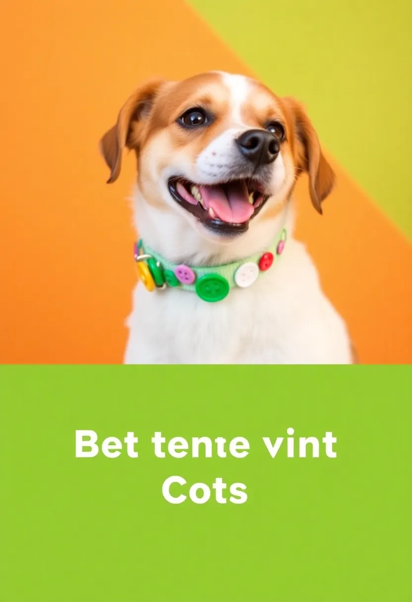 26 Craft Ideas With Buttons That Make Everyday Items Stylish - 26. Button Décor for Pet Accessories