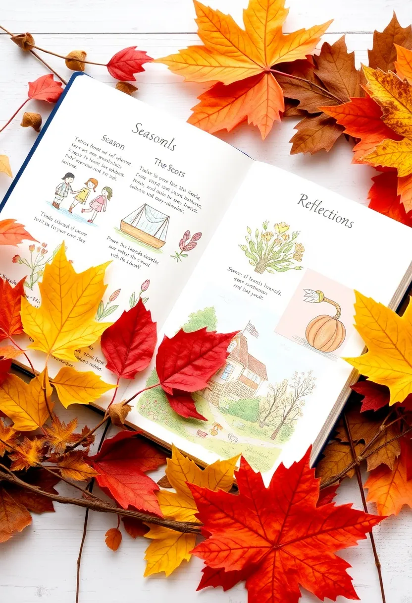 26 Craft Journal Ideas That Make Your Projects Stand Out - 17. Seasonal Art and Journaling