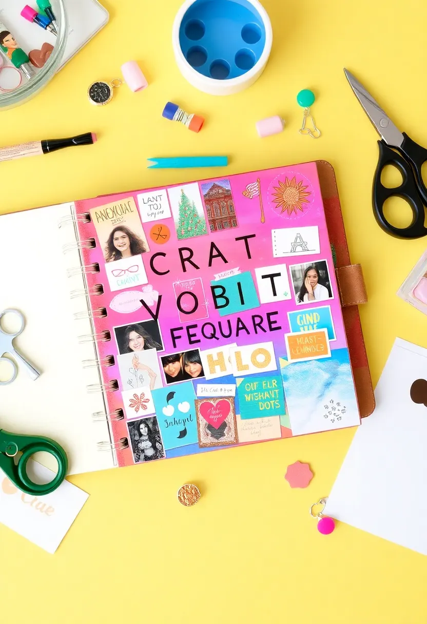 26 Craft Journal Ideas That Make Your Projects Stand Out - 20. Artistic Vision Boards
