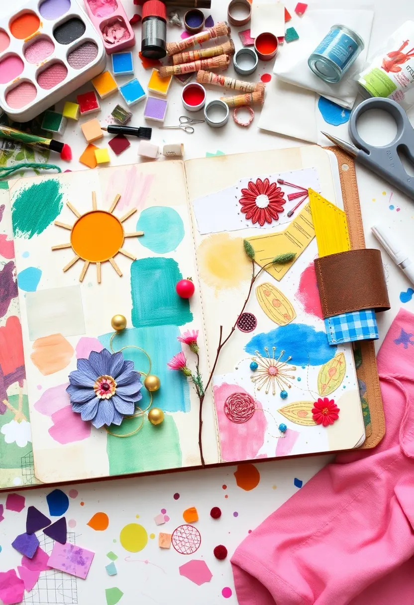 26 Craft Journal Ideas That Make Your Projects Stand Out - 23. Cross-Genre Exploration: Combining Crafts