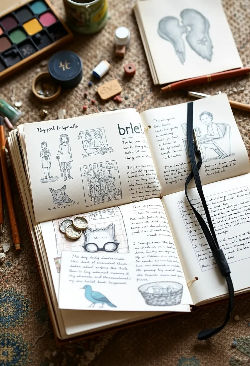 26 Craft Journal Ideas That Make Your Projects Stand Out - 25. Visual Storytelling: A Narrative Journey