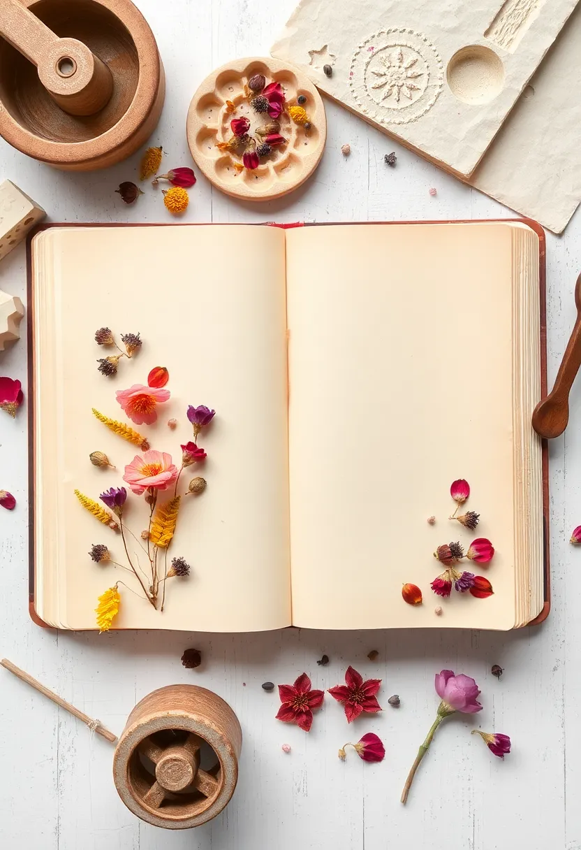 26 Craft Journal Ideas That Make Your Projects Stand Out - 8. Handmade Paper Techniques