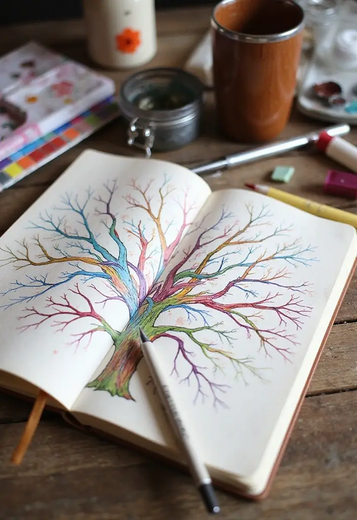 26 Creative Journal Ideas That Make Writing Fun and Unique - 13. Mind Mapping