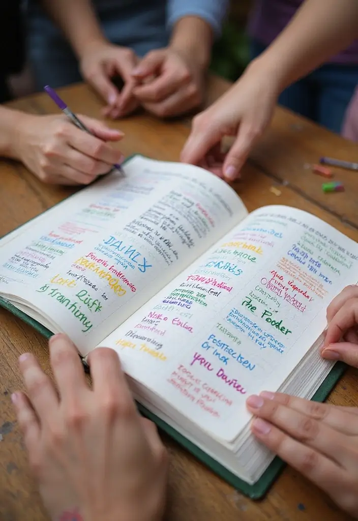 26 Creative Journal Ideas That Make Writing Fun and Unique - 23. Collaborative Journaling