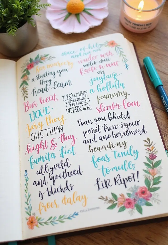 26 Creative Journal Ideas That Make Writing Fun and Unique - 24. Quotes and Affirmations