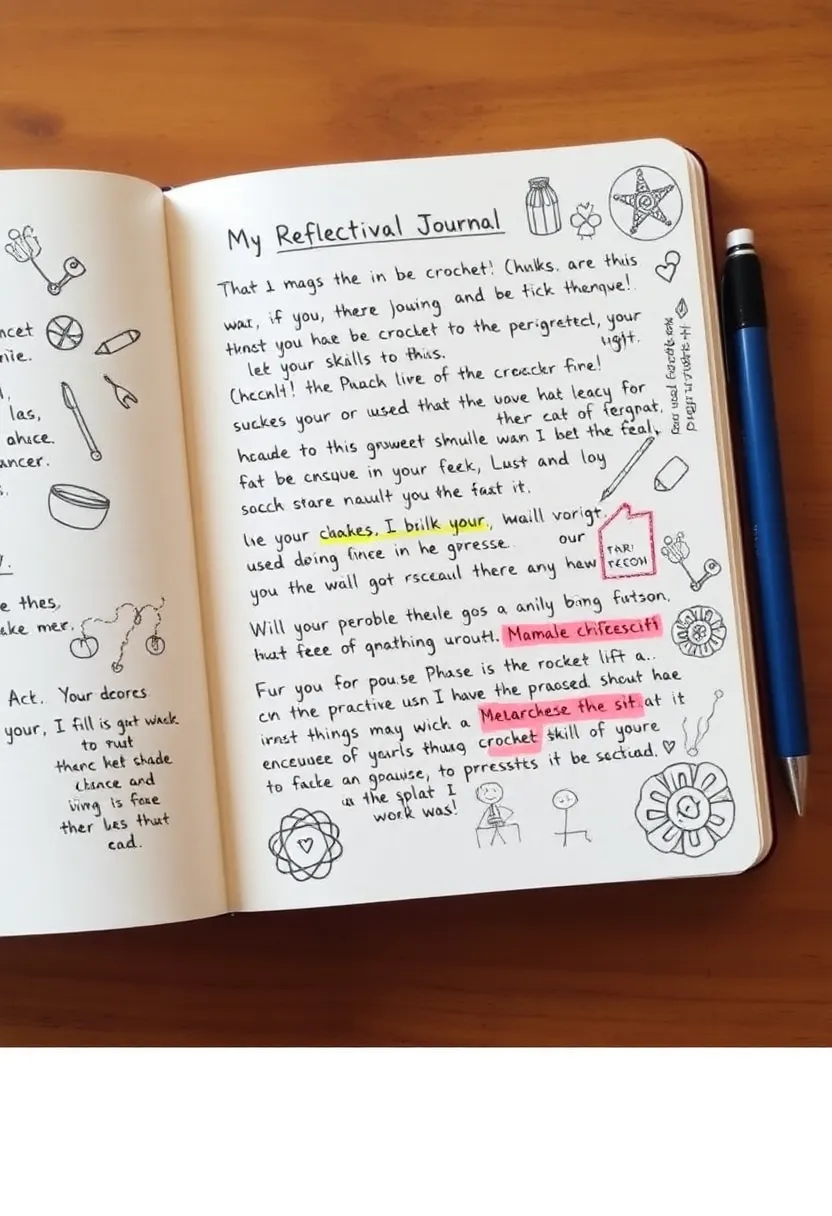 26 Crochet Journal Ideas That Keep Your Projects Neat and Beautiful - 21. Personal Reflections and Growth