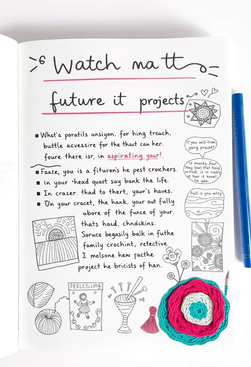 26 Crochet Journal Ideas That Keep Your Projects Neat and Beautiful - 26. A Wish List for Future Projects